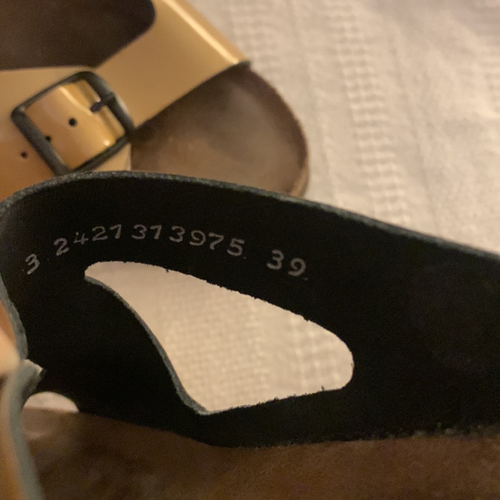 Mephisto patent leather corkbed sandals - Picture 7 of 8